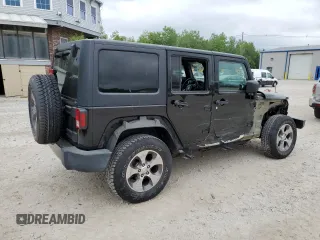 2018 Jeep Wrangler JK Unlimited Sahara with VIN 1C4HJWEG3JL921167, listed as a Copart auction lot 57310714 with 59,110 mi miles and Salvage Title. Bid and sale history available at carsss.com. Image 3.