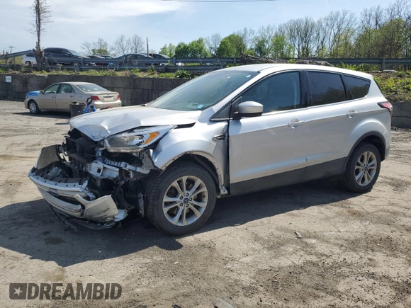 2017 Ford Escape SE with VIN 1FMCU9GD1HUD56021, listed as a Copart auction lot 55172625 with 79,023 mi miles and Salvage Title. Bid and sale history available at DreamBid. Image 1.