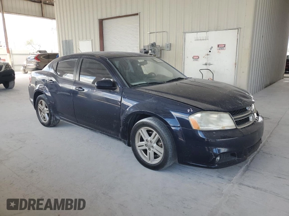 2013 Dodge Avenger SXT with VIN 1C3CDZCB3DN661912, listed as a Copart auction lot 55504475 with 131,151 mi miles and Salvage title. Bid and sale history available at DreamBid. Image 4.