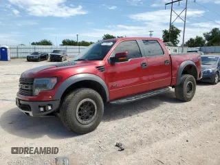 2014 Ford F-150 SVT Raptor with VIN 1FTFW1R60EFA69717, listed as a Copart auction lot 67408424 with 184,866 mi miles and Salvage Title. Bid and sale history available at carsss.com. Image 1.