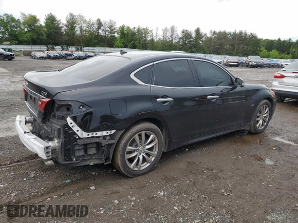 2015 Infiniti Q70 with VIN JN1BY1APXFM541211, listed as a Copart auction lot 55721515 with 134,025 mi miles and Non repairable. Bid and sale history available at DreamBid. Image 3.