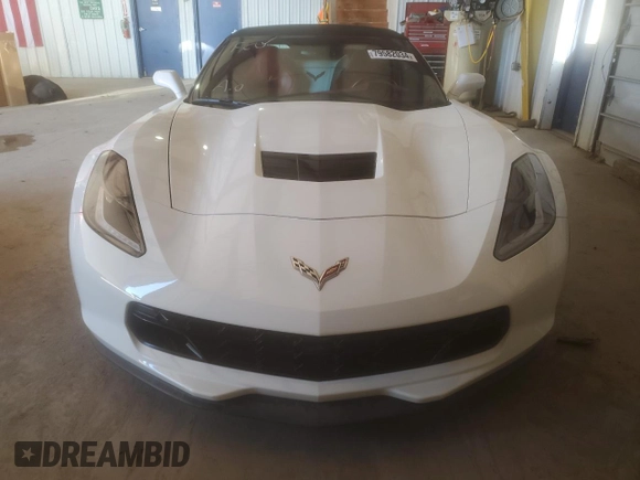 2019 Chevrolet Corvette Grand Sport 2LT with VIN 1G1YY3D78K5113083, listed as a Copart auction lot 79582034 with 6,532 mi miles and Non Repairable. Bid and sale history available at carsss.com. Image 5.