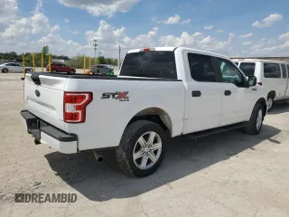 2018 Ford F-150 XL with VIN 1FTEW1E53JKF69929, listed as a Copart auction lot 54674975 with 194,668 mi miles and Clean Title. Bid and sale history available at carsss.com. Image 3.