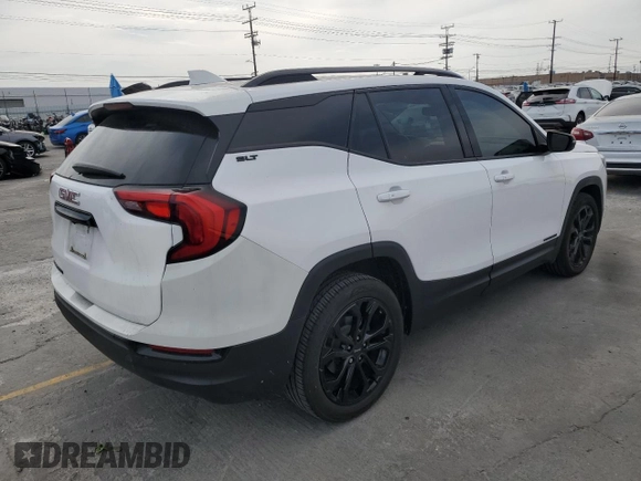 2021 GMC Terrain SLT z VIN 3GKALPEV3ML342158, wystawiony jako Copart lot #58979935 z przebiegiem 75 086 mil mil oraz Szkoda całkowita • Salvage title. Historia ofert i sprzedaży dostępna na DreamBid. Obrazek 3.