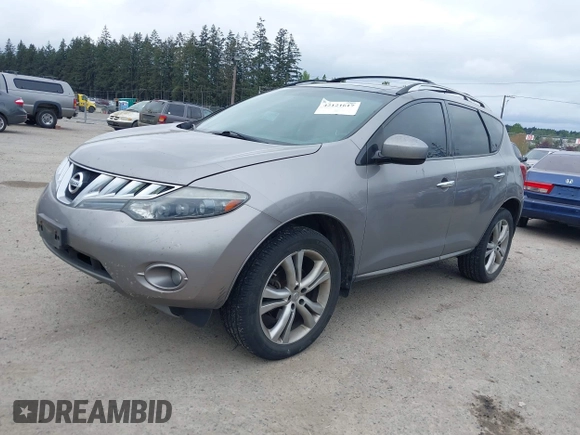 2009 Nissan Murano S with VIN JN8AZ18W59W157336, listed as a IAAI auction lot 42121617 with 151,087 mi miles and . Bid and sale history available at carsss.com. Image 2.