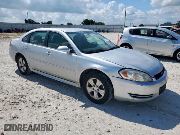 2014 Chevrolet Impala LS with VIN 2G1WA5E36E1147421, listed as a Copart auction lot 62176825 with 174,615 mi miles and Salvage title. Bid and sale history available at DreamBid. Image 4.