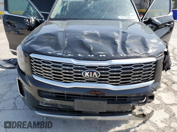 2021 Kia Telluride EX z VIN 5XYP34HC1MG117517, wystawiony jako Copart lot #51983995 z przebiegiem Nie podano mil oraz Szkoda całkowita • Salvage title. Historia ofert i sprzedaży dostępna na DreamBid. Obrazek 12.