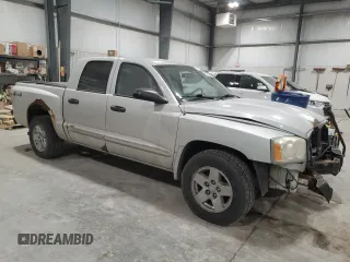 2006 Dodge Dakota SLT with VIN 1D7HW48K16S704158, listed as a Copart auction lot 87705295 with 90,958 mi miles and Salvage Title. Bid and sale history available at carsss.com. Image 4.
