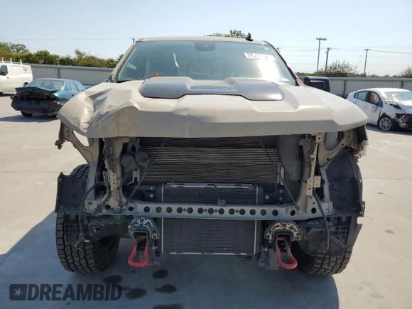 2022 Chevrolet Silverado 1500 LT Trail Boss with VIN 3GCUDFET0NG580297, listed as a Copart auction lot 74712344 with 64,717 mi miles and Salvage Title. Bid and sale history available at DreamBid. Image 5.