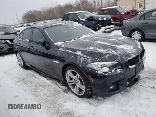 2014 BMW 5 Series 535d with VIN WBAXA5C52ED690024, listed as a Copart auction lot 41635045 with 95,582 mi miles and Salvage Title. Bid and sale history available at carsss.com. Image 4.