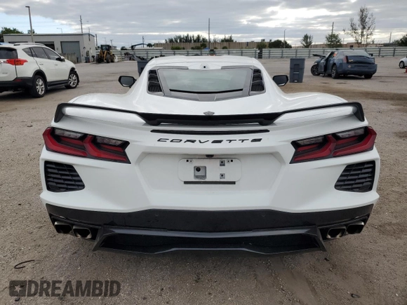 2021 Chevrolet Corvette 3LT with VIN 1G1YC2D46M5120132, listed as a Copart auction lot 80923944 with 9,193 mi miles and Salvage Title. Bid and sale history available at carsss.com. Image 6.
