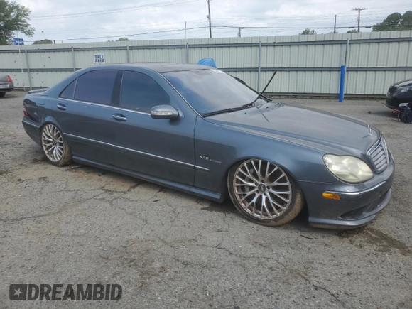 2006 Mercedes-Benz S with VIN WDBNG79J66A464238, listed as a Copart auction lot 55443835 with Not Provided miles and Salvage Title. Bid and sale history available at DreamBid. Image 4.