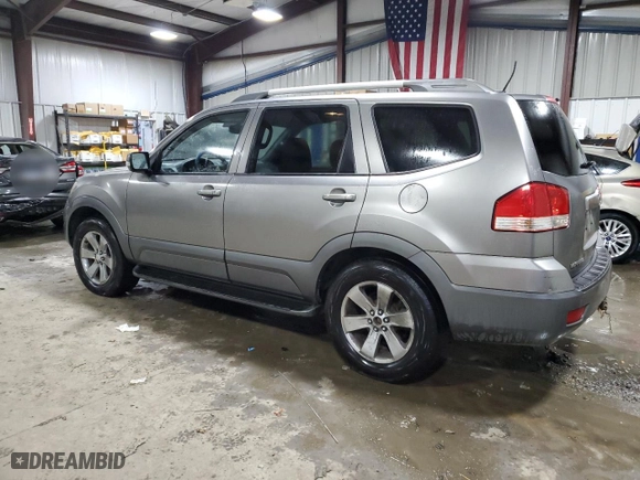 2009 Kia Borrego EX with VIN KNDJH741895026886, listed as a Copart auction lot 80742294 with 185,487 mi miles and Salvage Title. Bid and sale history available at carsss.com. Image 2.