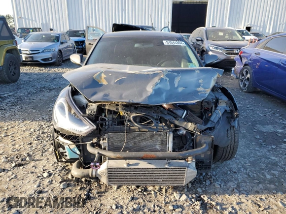 2013 Hyundai Veloster Turbo with VIN KMHTC6AE7DU178970, listed as a Copart auction lot 84644364 with 78,900 mi miles and Salvage title. Bid and sale history available at DreamBid. Image 5.