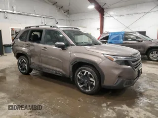 2025 Subaru Forester Limited with VIN JF2SLDRC4SH521989, listed as a Copart auction lot 47196135 with 713 mi miles and Salvage Title. Bid and sale history available at carsss.com. Image 4.