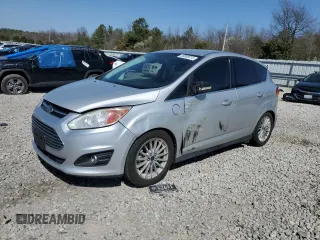 2014 Ford C-Max Energi SEL with VIN 1FADP5CU9EL515342, listed as a Copart auction lot 48858615 with 124,407 mi miles and Salvage Title. Bid and sale history available at carsss.com. Image 1.