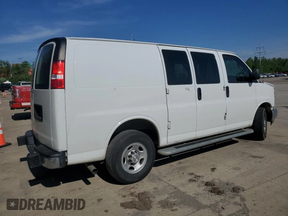2022 Chevrolet Express Cargo with VIN 1GCWGAFP4N1140862, listed as a Copart auction lot 56500355 with 73,809 mi miles and Salvage title. Bid and sale history available at DreamBid. Image 3.
