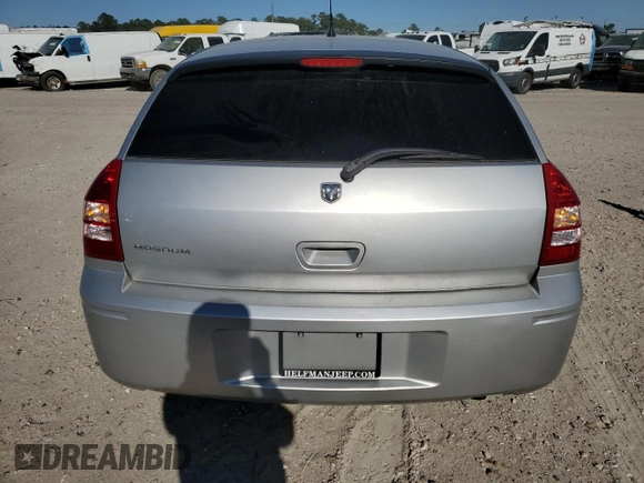 2008 Dodge Magnum with VIN 2D4FV47T78H221267, listed as a Copart auction lot 50147445 with 141,699 mi miles and Clean Title. Bid and sale history available at carsss.com. Image 6.
