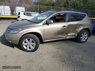 2006 Nissan Murano SL with VIN JN8AZ08T56W406116, listed as a Copart auction lot 50426325 with 153,009 mi miles and Salvage Title. Bid and sale history available at carsss.com. Image 1.