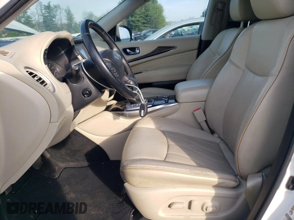2015 Infiniti QX60 with VIN 5N1AL0MM3FC517823, listed as a Copart auction lot 53941375 with 63,834 mi miles and Salvage title. Bid and sale history available at DreamBid. Image 7.