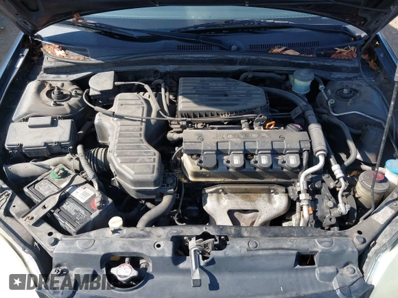 2001 Honda Civic LX with VIN JHMES16541S006574, listed as a IAAI auction lot 42162269 with 219,680 mi miles. Bid and sale history available at carsss.com. Image 6.