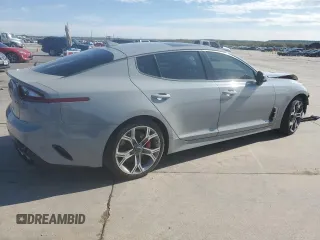 2019 Kia Stinger GT1 with VIN KNAE45LC1K6045278, listed as a Copart auction lot 78617794 with Not Provided miles and Salvage Title. Bid and sale history available at DreamBid. Image 3.