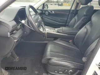 2021 Genesis GV80 with VIN KMUHCESC3MU063670, listed as a Copart auction lot 52118905 with 72,696 mi miles and Salvage Title. Bid and sale history available at DreamBid. Image 7.