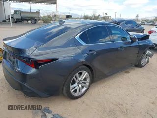 2021 Lexus IS with VIN JTHC81F21M5046836, listed as a IAAI auction lot 41746130 with 41,806 mi miles. Bid and sale history available at carsss.com. Image 4.