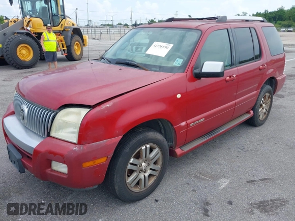 2009 Mercury Mountaineer Premier with VIN 4M2EU38E59UJ02051, listed as a IAAI auction lot 42755590 with 143,632 mi miles and . Bid and sale history available at DreamBid. Image 2.