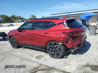 2025 Chevrolet Blazer RS with VIN 3GNKBERS3SS103775, listed as a Copart auction lot 61497805 with 16,242 mi miles and Salvage title. Bid and sale history available at DreamBid. Image 2.