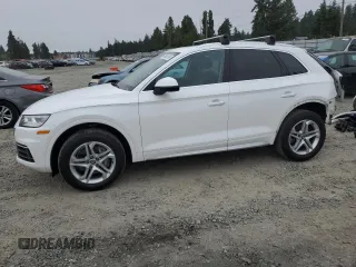 2018 Audi Q5 Premium Plus with VIN WA1BNAFY7J2182695, listed as a Copart auction lot 63840165 with 88,142 mi miles and Salvage title. Bid and sale history available at DreamBid. Image 1.