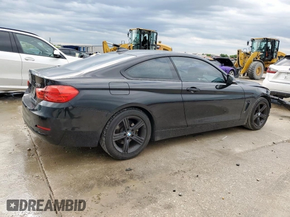 2014 BMW 4 Series 428i with VIN WBA3N3C51EF711635, listed as a Copart auction lot 54813555 with 110,285 mi miles and Salvage title. Bid and sale history available at DreamBid. Image 3.