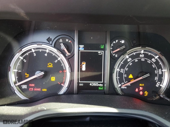 2024 Toyota 4Runner TRD Off Road with VIN JTEPU5JR5R6273440, listed as a Copart auction lot 68060194 with 4,360 mi miles and Salvage Title. Bid and sale history available at carsss.com. Image 9.