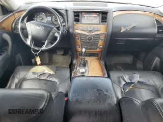 2011 Infiniti QX56 7-passenger with VIN JN8AZ2NE9B9003346, listed as a Copart auction lot 71543784 with 139,382 mi miles and Salvage Title. Bid and sale history available at carsss.com. Image 8.