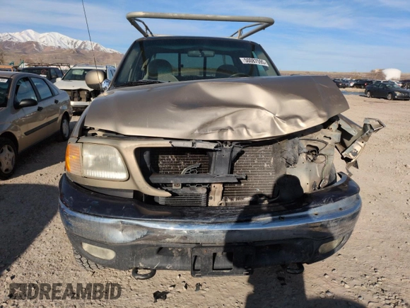 1999 Ford F-150 XL with VIN 1FTRX18L2XKA01348, listed as a Copart auction lot 50087595 with 202,021 mi miles and Salvage Title. Bid and sale history available at carsss.com. Image 5.