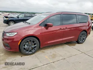 2022 Chrysler Pacifica Limited with VIN 2C4RC1GGXNR211405, listed as a Copart auction lot 54883935 with 26,398 mi miles and Salvage title. Bid and sale history available at DreamBid. Image 1.
