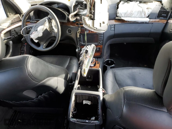 2003 Mercedes-Benz S 55 AMG with VIN WDBNG74J33A379554, listed as a Copart auction lot 51157965 with Not Provided miles and Salvage Title. Bid and sale history available at DreamBid. Image 8.