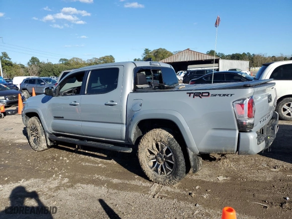 2021 Toyota Tacoma 2WD SR5 with VIN 5TFAZ5CN8MX107437, listed as a Copart auction lot 86711754 with 55,849 mi miles and Salvage Title. Bid and sale history available at carsss.com. Image 2.