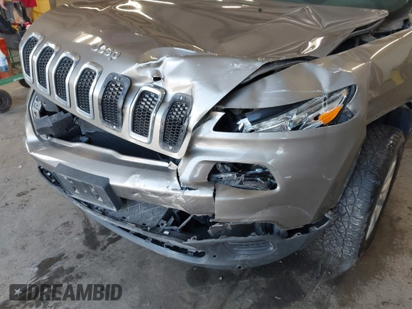 2017 Jeep Cherokee Sport with VIN 1C4PJMAB2HW537884, listed as a IAAI auction lot 42415829 with 89,451 mi miles and . Bid and sale history available at DreamBid. Image 6.