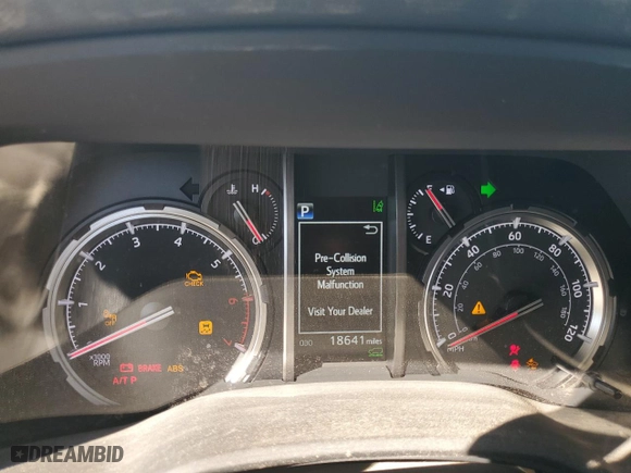 2022 Toyota 4Runner TRD Off Road Premium with VIN JTERU5JR9N5987323, listed as a Copart auction lot 46825965 with 18,641 mi miles and Non Repairable. Bid and sale history available at carsss.com. Image 9.