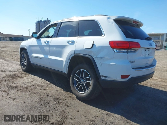2017 Jeep Grand Cherokee Limited with VIN 1C4RJFBG6HC754452, listed as a IAAI auction lot 42036894 with 52,563 mi miles. Bid and sale history available at carsss.com. Image 3.