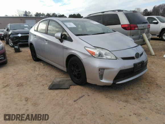 2015 Toyota Prius Four with VIN JTDKN3DU7F0406519, listed as a IAAI auction lot 41089049 with 118,516 mi miles. Bid and sale history available at carsss.com. Image 1.