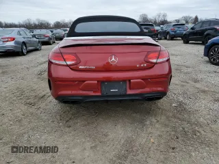 2018 Mercedes-Benz C 43 AMG with VIN WDDWK6EB5JF677695, listed as a Copart auction lot 43437935 with 59,768 mi miles and Salvage title. Bid and sale history available at DreamBid. Image 6.