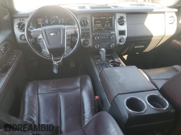 2015 Ford Expedition EL Platinum with VIN 1FMJK1MT9FEF02358, listed as a Copart auction lot 85287004 with 172,024 mi miles and Salvage Title. Bid and sale history available at carsss.com. Image 8.