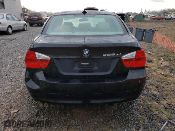 2006 BMW 3 Series 325xi with VIN WBAVD13536KV13065, listed as a Copart auction lot 81038394 with 0 mi miles and Salvage Title. Bid and sale history available at carsss.com. Image 6.