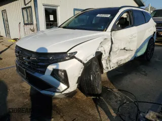 2025 Hyundai Tucson Limited with VIN 5NMJE3DE1SH443919, listed as a Copart auction lot 76407034 with 2,459 mi miles and Salvage Title. Bid and sale history available at carsss.com. Image 1.