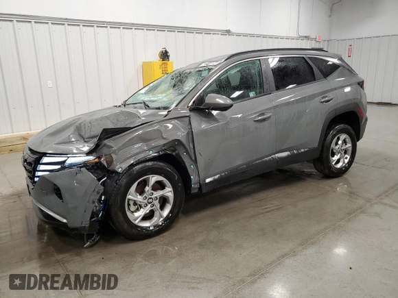 2024 Hyundai Tucson SEL with VIN 5NMJBCDE2RH422077, listed as a Copart auction lot 82210094 with 6,274 mi miles and Salvage Title. Bid and sale history available at carsss.com. Image 1.