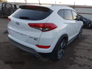 2017 Hyundai Tucson Sport with VIN KM8J3CA25HU585817, listed as a IAAI auction lot 40990922 with 70,434 mi miles and . Bid and sale history available at DreamBid. Image 4.