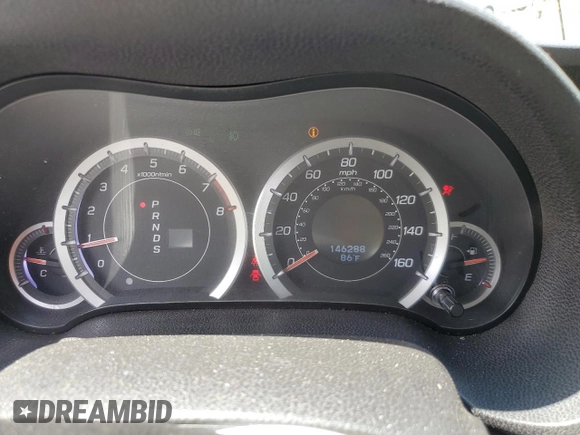 2012 Acura TSX with VIN JH4CU2F48CC016567, listed as a Copart auction lot 56769345 with 146,288 mi miles and Salvage title. Bid and sale history available at DreamBid. Image 9.