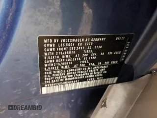 2017 Volkswagen Tiguan S z VIN WVGBV7AX4HK039281, wystawiony jako Copart lot #88013955 z przebiegiem 88 878 mil mil oraz Szkoda całkowita • Salvage title. Historia ofert i sprzedaży dostępna na DreamBid. Obrazek 15.